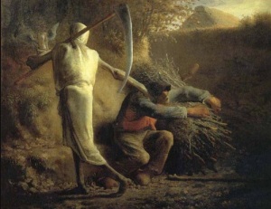 Death and the woodcutter - Jean Francios Millet